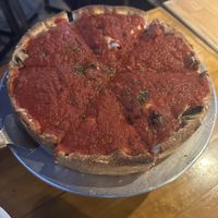 Deep dish vegan   at The Warehouse in Chicago