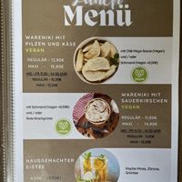 The only vegan options   at Kibinas in Leipzig