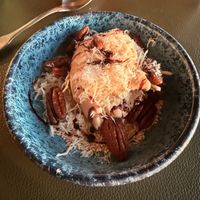 My absolute highlight- the sesame dessert !  at NENI - Mallorca Es Trenc in Mallorca