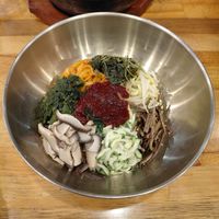 Premium vegetable Bibimbap at Woojung Dolsot Bibimbap Seomyeon in Busan