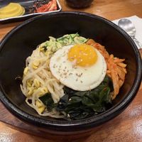 Regular dolsot bibimbap - also delicious!  at Woojung Dolsot Bibimbap Seomyeon in Busan