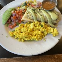 Vegan breakfast tamale  at Cup Cafe in Tucson