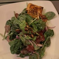 The Hotel salad - minus goat cheese, add blackened tofu  at Cup Cafe in Tucson