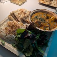 Vegan butter masala at Social Llama Cafe in Toronto