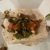 Veggie Tacos 🌮   at La Puerta Azul in Millbrook
