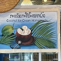Sign in front at Miti Restaurant - ຮ້ານອາຫານ ມິຕິ in Luang Prabang