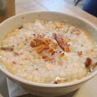 Bluem's congee at Deli Bluem in Vienna