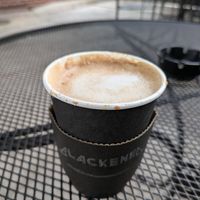 All black & blue at Blackened Coffee Co - Pop Up in Columbus