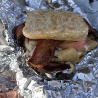 Pesto turkey baconn  at Blackened Coffee Co - Pop Up in Columbus