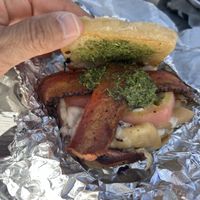 Pesto turkey bacon  at Blackened Coffee Co - Pop Up in Columbus