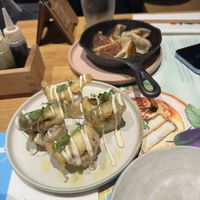 Super Mario roll and gyoza - both amazing!  at Ippudo V in West Hollywood