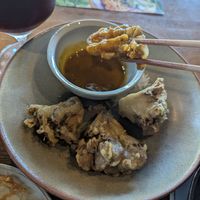 Mushroom tempura at Ippudo V in West Hollywood