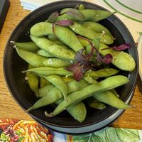 Edamame  at Ippudo V in West Hollywood