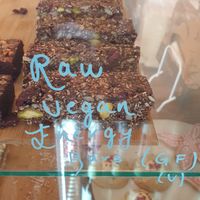 Vegan bar at Pollen in Kyneton