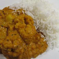 No. 702 Aloo Gobi Masala (potatoes and cauliflower with onions, tomatoes, garlic, and spices) at Welcome in Kleinblittersdorf