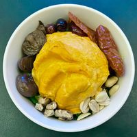 Roasted pepper hummus bowl  at Brasserie Boulud - Sofitel Dubai The Obelisk in Dubai