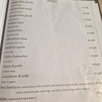 Menu 2 at le bonta di laur in Peschiera Del Garda