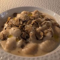 Truffle gnocchi at Linfa da Visionnaire - Piazza Cavour in Milan