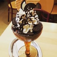 oreo ice cream   at Eiscafe Benito in Wurzburg