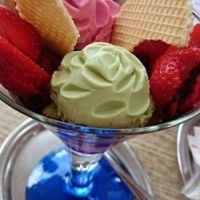 fruit bowl  at Eiscafe Benito in Wurzburg