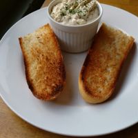 hummus side at Art Cafe in Oxford