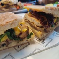 Vegan panini at Art Cafe in Oxford