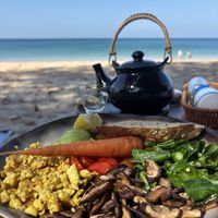 Big brekkie  at Zenith Cafe in Ao Nang