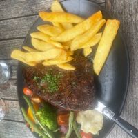 This is the vegan ribs. at Simon's Restaurant in Constantia