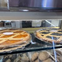 Vegan tarts  at Pasticceria Fiorelli in Sperlonga