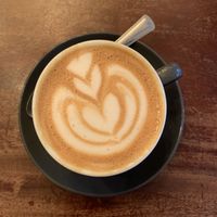 Oat flat white  at Foodstory Cafe in Aberdeen