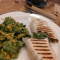 Breakfast burrito at Foodstory Cafe in Aberdeen