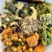 Three salad bowl   at Foodstory Cafe in Aberdeen