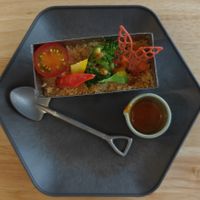 Puré with assorted vegetables at JoGeSaYu in Hiroshima