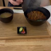 Katsu main dish  at JoGeSaYu in Hiroshima