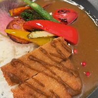 Katsu with veggies. Delicious, but small portions  at JoGeSaYu in Hiroshima