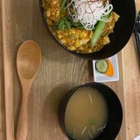 mapo tofu rice bowl   at JoGeSaYu in Hiroshima