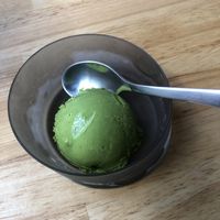 Matcha ice cream   at JoGeSaYu in Hiroshima