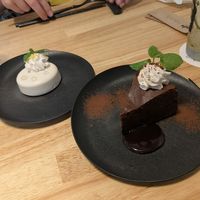 Vegan Lemon Cheese Cake ande Chokolate Cake at JoGeSaYu in Hiroshima