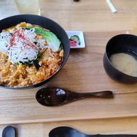 Mapo Tofu Rice Bowl at JoGeSaYu in Hiroshima