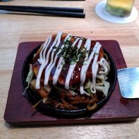 Okonomiyaki at JoGeSaYu in Hiroshima