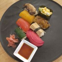Sushi assortment at JoGeSaYu in Hiroshima
