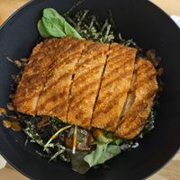 Katsu bowl at JoGeSaYu in Hiroshima