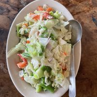 Ginataang Vegie (mixed vegies with coconut milk)  at 7th Heaven's Cafe in Banaue