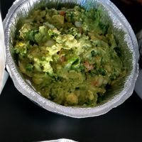 Tableside Guacamole. They gave 2 full bags of fresh tortilla chips with this. at Plaza Azteca in Marlton