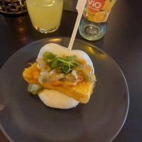 Tofu Bao (one of the best I've ever eaten, picture doesn't do it justice) at AM-SU Handpulled Noodles in Frankfurt