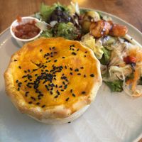 Cauliflower curry pie   at Atelier in Berwick-upon-tweed