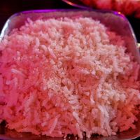 Coconut Rice. at Mostyn Tandoori  in Llandudno