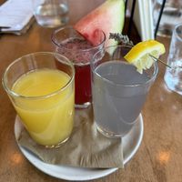 Mimosa flight  at The Osprey Nest Social House and Eatery in Williams Lake