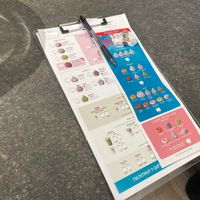 You fill out this card to order your donut(s) at I'm Donut in New York City