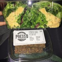 Chickpea collard wrap & pecan oat bars at Press'd - Plant Street Market in Winter Garden
